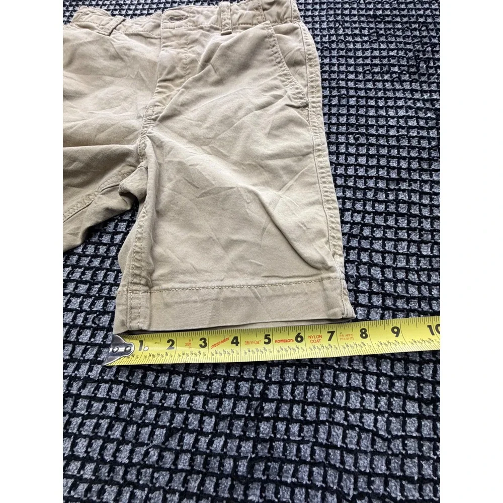 Gap Chino Shorts Kids 12 Tan Khaki Cotton Twill Casual Classic